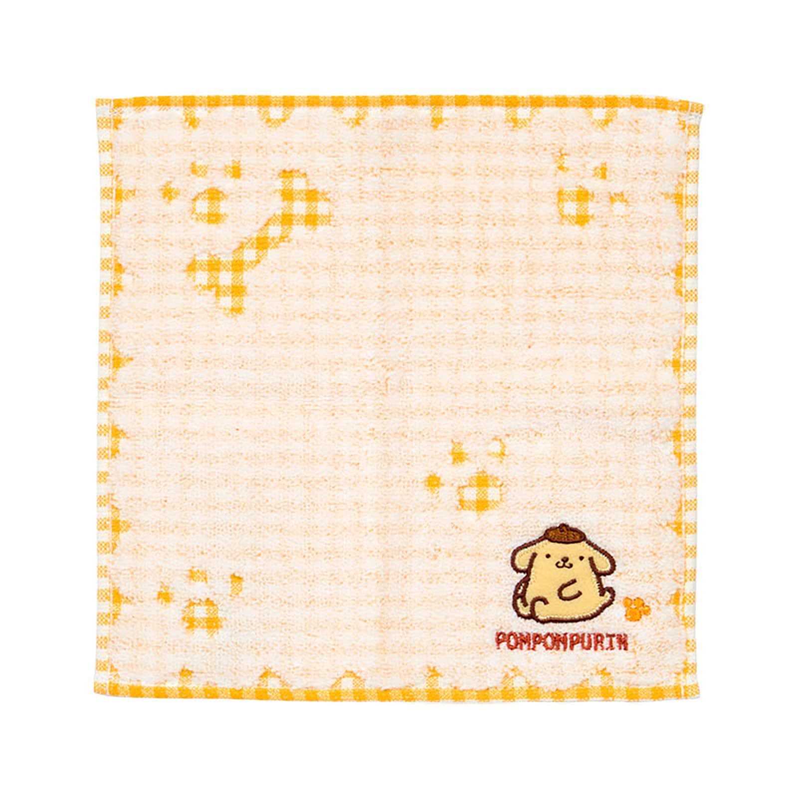 Sanrio Petit Towel Pompompurin Handkerchief 583201 (SANRIO) (Checkered)