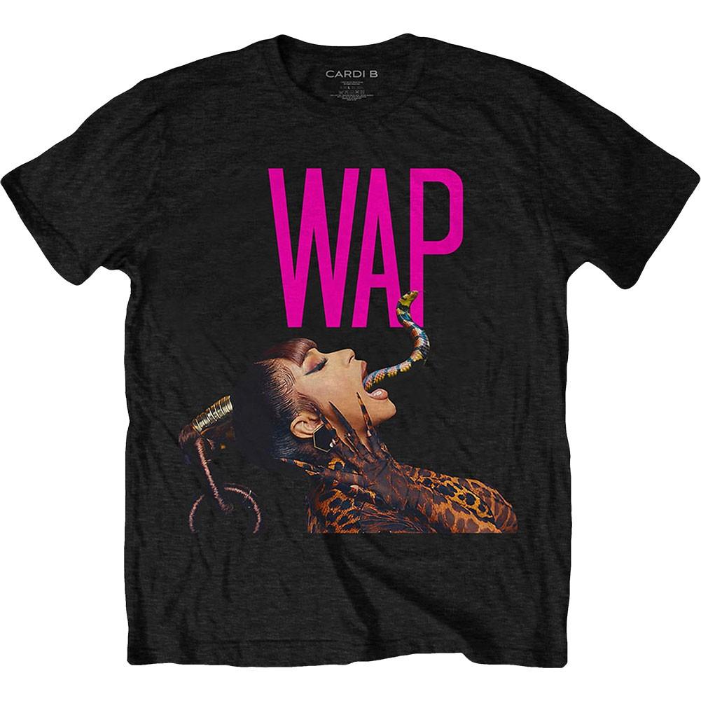 Men s Cardi B Dripping Snake Slim Fit T-shirt Medium Black S