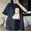 Anime Marin Kitagawa T-shirt Summer Tees My Dress Up Darling Short Sleeve Fashion Casual Tshirt Oversized T Shirt Tops