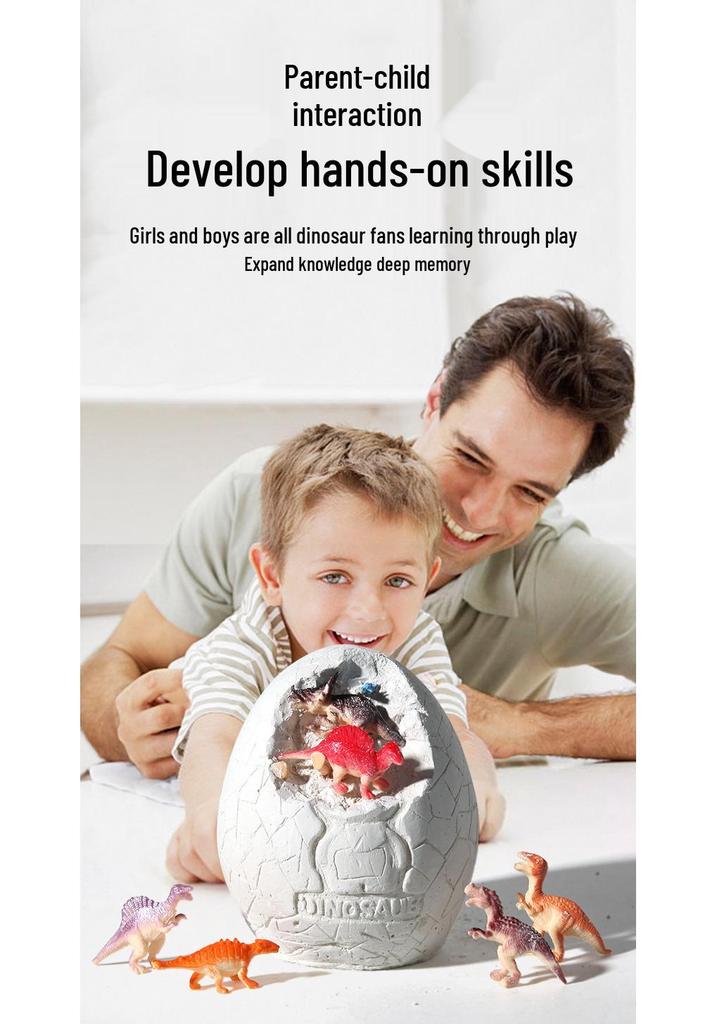 Giant Dinosaur Egg Excavation Kit - Educational DIY Science Toy for Kids