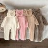 Baby Winter Fleece Bear Romper Suit