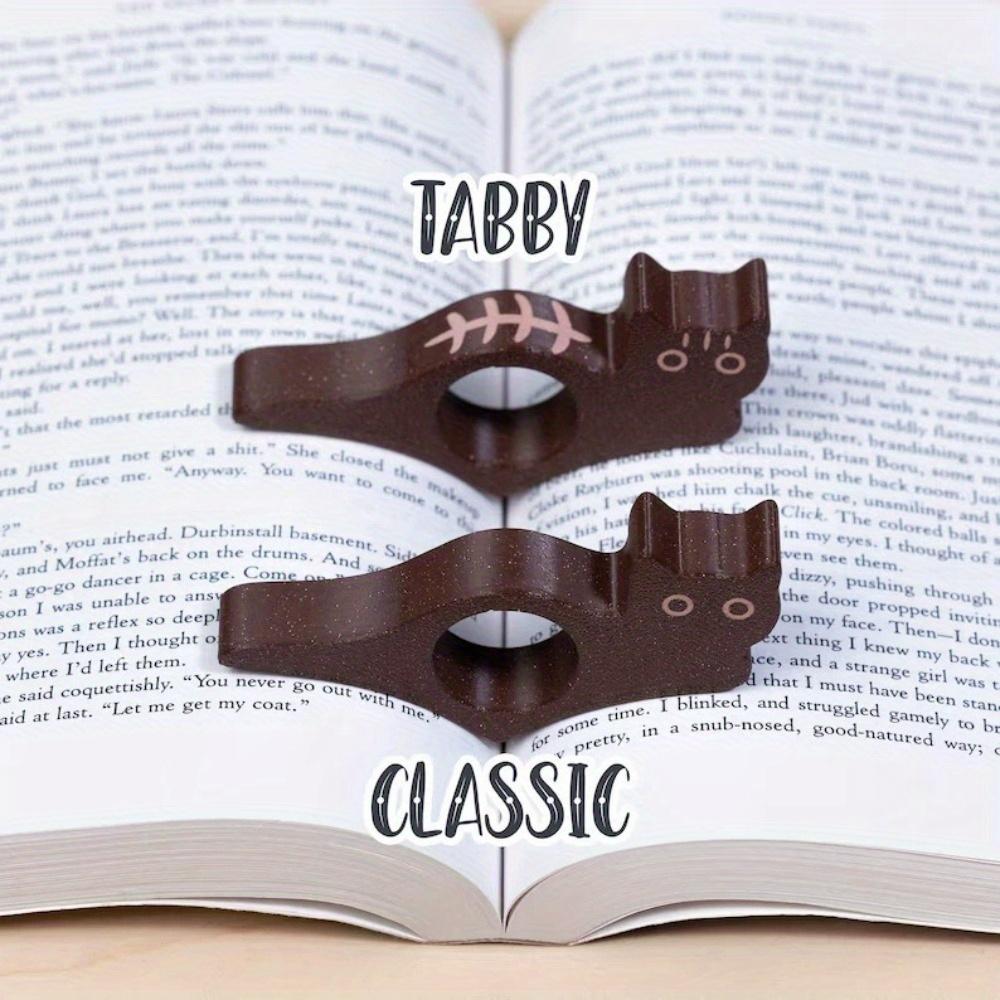 

2PCS Cat Thumb Book Page Holder Black Cat Thumb Book Page Holder Cat Book Page Holder Home Living Room Decoration 2pcs коричневый
