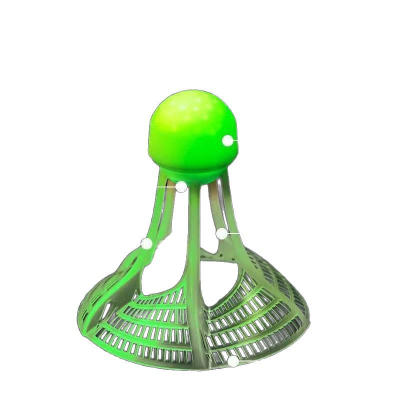 LED Glow-in-the-Dark Windproof, Durable, and Unbreakable Nylon Badminton Head
