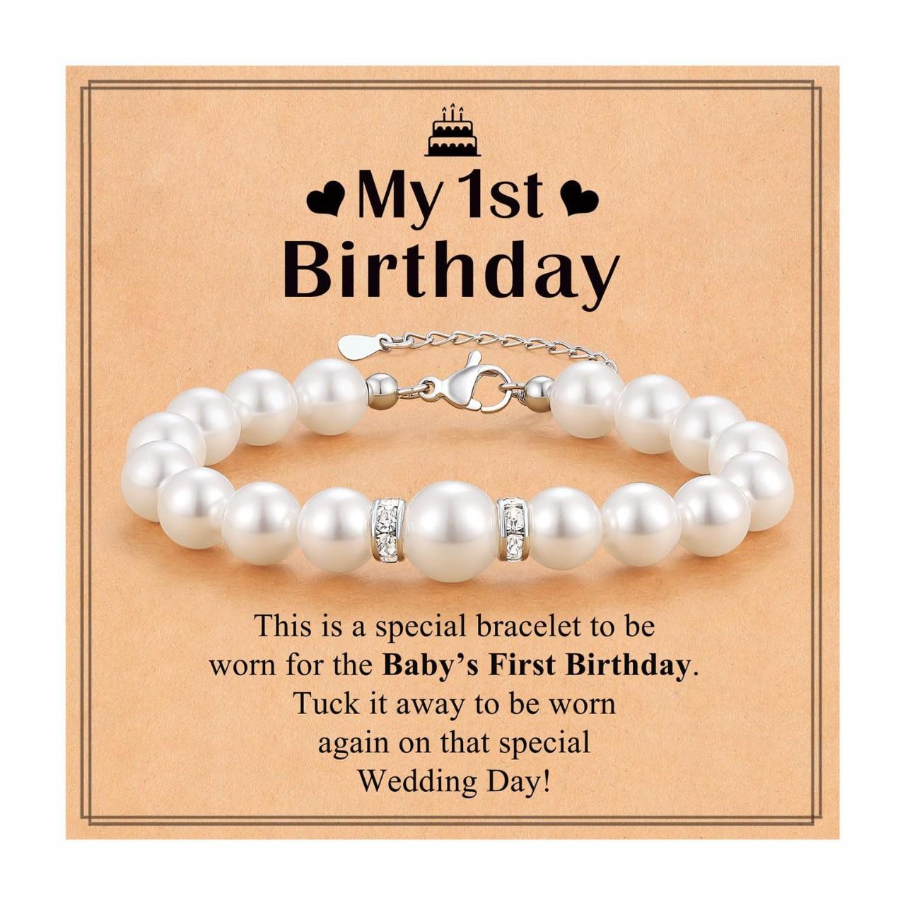 White Pearl Chain Bracelet Adjustable Lobster Buckle Easter Gift Ladies Xiaoxiangfeng Pearl Bracelet