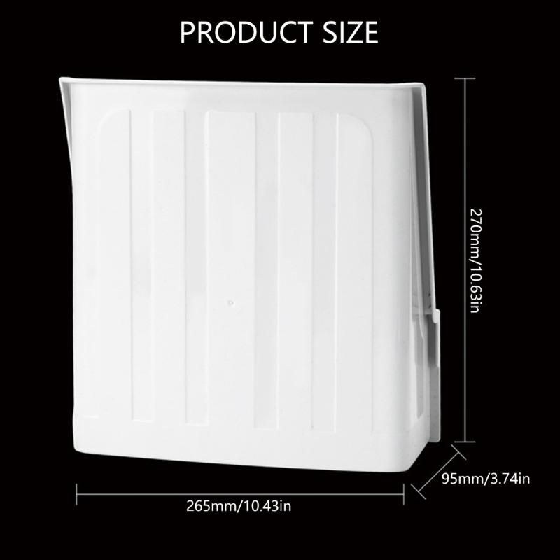 Plastic Security Camera Housing Dustproof Enclosure with Sunshade Designs Suitable for Enhances Monitoring Performances