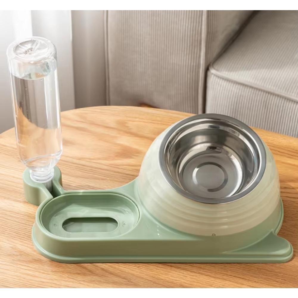 Automatic Feeder Dog Cat Food Bowl With Water Fountain Large Capacity Pet Food Storage Dispenser Container Puppy Pet Accessories