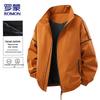 ROMON Men's Casual Stand Collar Windbreaker Jacket