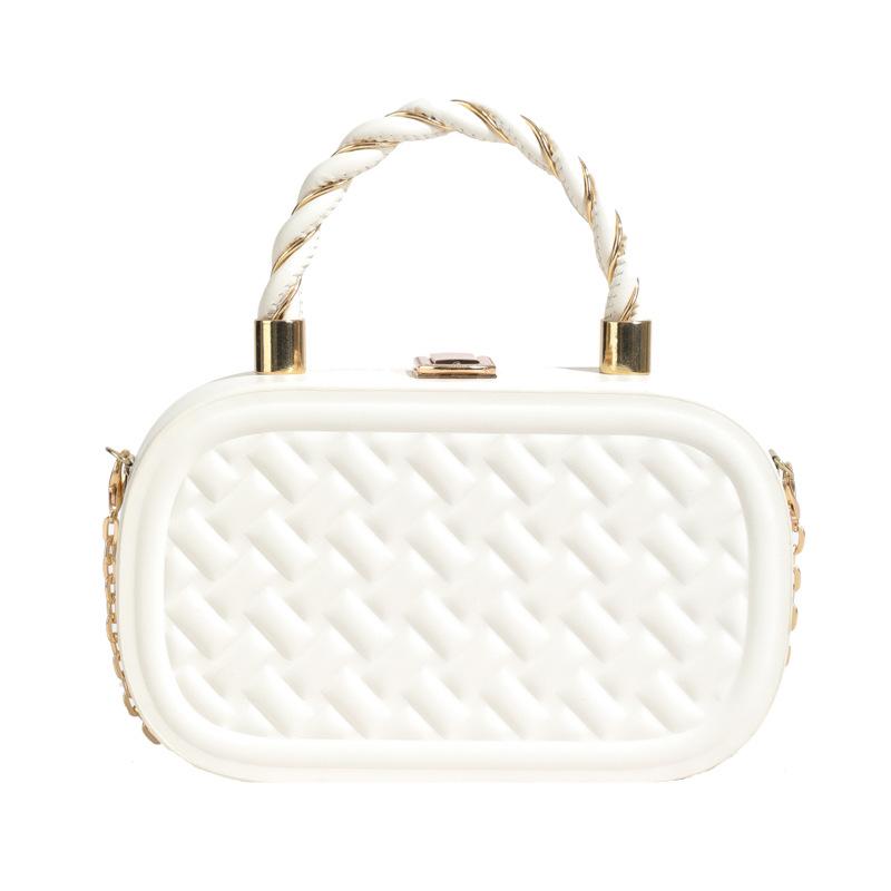 Korean Version of the New Wavy Box Bag, Cosmetic Bag, Styling Small Bag, Women's Bag, Crossbody Shoulder Bag, Handbag.