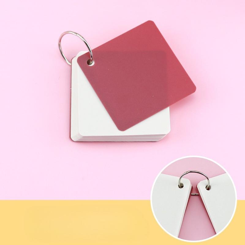 Portable Notebook Loose Leaf Notepad Ring Sticky Note for Staff Students Kawaii Stationery Diary Cards Style Brochure Pamphlet