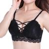 Women's Sling Wrap Breast Sexy Lace Beauty Back Bra No Steel Rings Push Up Bra Fashion Seamless Backless Vest Ladies Underwear