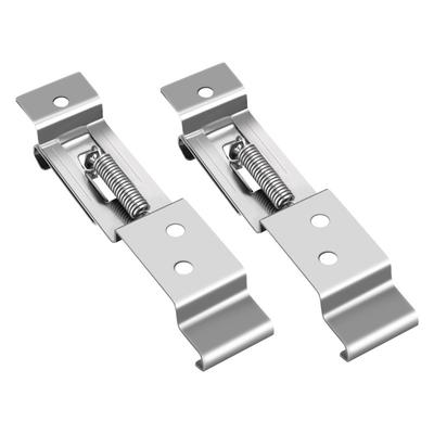 Car License Plate Spring Loaded Stainless Steel Bracket Trailer License Plate Clip European Style Australian Style Rectangular