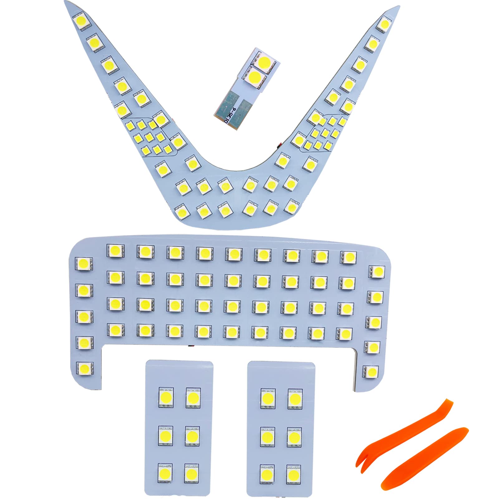 

TORIBIO CHR Exclusively Designed LED Room Lamps ZYX10 Pure Includes Dedicated Tool C-HR NGX50, 5-Piece Set, White, 110SMD, Vanity/Luggage, Non-Polar, білий