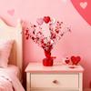 Valentine's Day Foil Spray Centerpieces For Tables With Foam Heart Gleam N'burst Party Spray For Valentine's Day Table Decoration