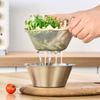 2 Pcs Mini Colander & Food Strainer, 304 Stainless Steel Small Mixing Colanders Bowl, 5.51 x 2.36 Inches