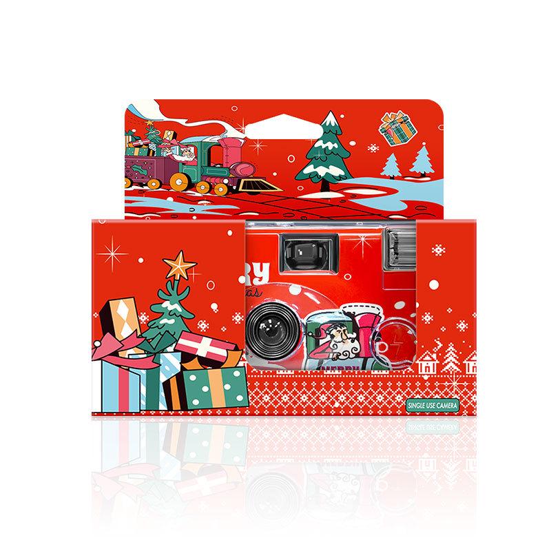 Trendy Half-Frame Disposable Film Camera with Custom LOGO for Christmas