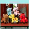 Plush Pony Keychain Toy With Soft Pp Cotton For Animal Lovers And Bag Decor