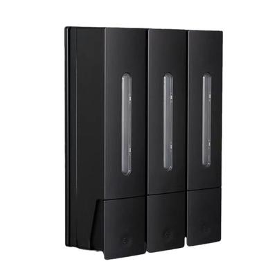 Schampodispenser, Magnetisk Dispenser, Stor Kapacitet, Väggmonterad, Påfyllningsbar Flaska, Enkel Installation, Lämplig för Badrum, Toaletter etc., 40