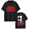 Rapperka Nina Chuba Tričko s grafickým potiskem obličeje 2026 Jaro léto Muži Ženy Hip Hop Móda Krátký rukáv Top Unisex Vintage Streetwear