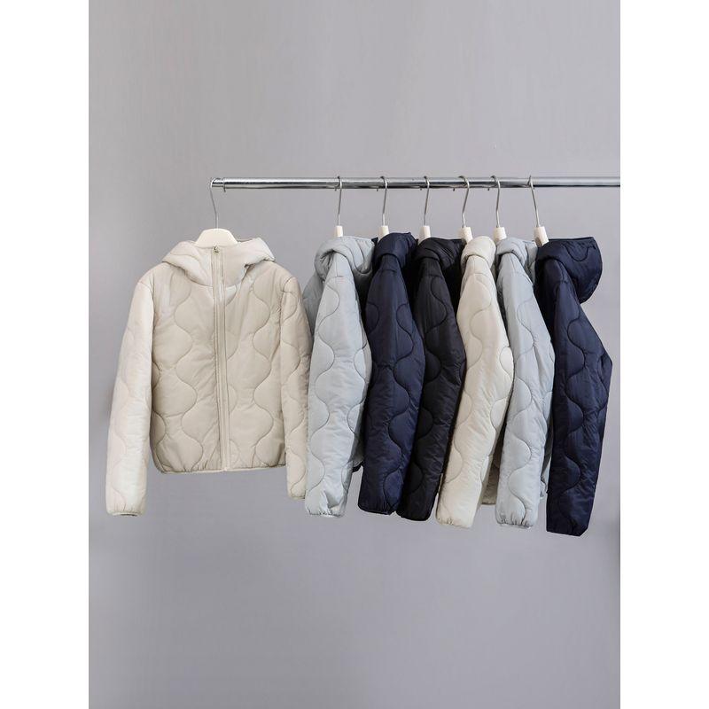Original Export Surplus Genuine Lightweight Cotton Jacket for Men and Women, Couple Style, Reversible Cotton Coat with Hood