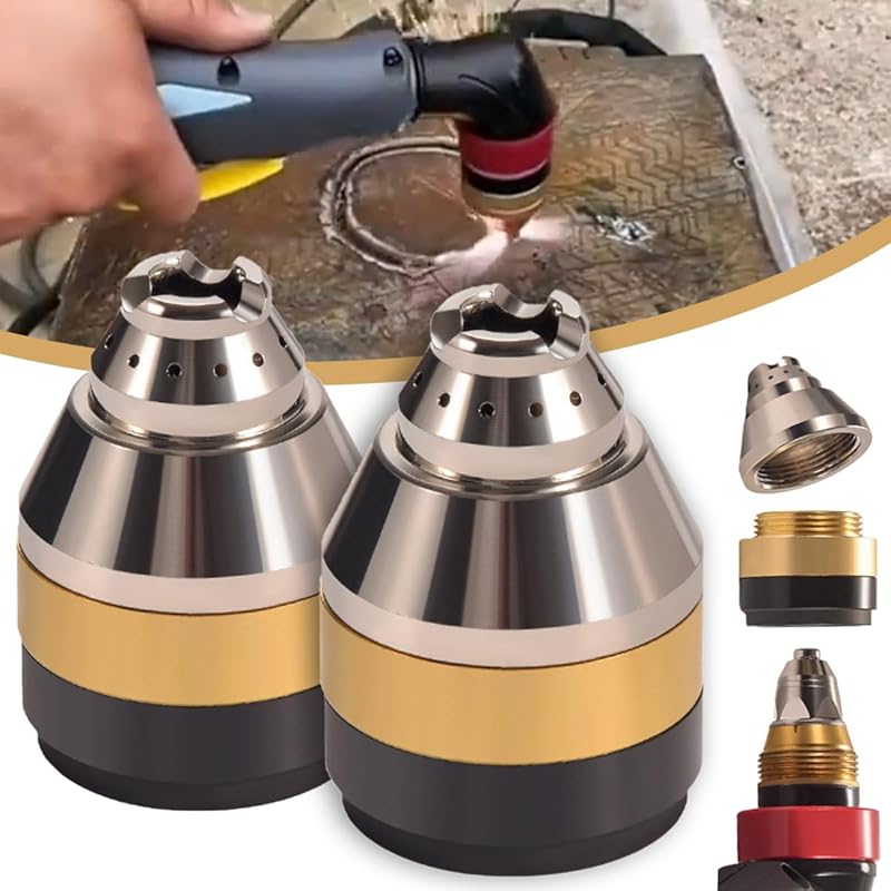 P80 Plasma Cutting Nozzle Protective Cover, P80 Nozzle Tip Electrodes Copper Cover, Insulation Direct Plasma Cutting Cutter Guide, Plasma Cutting