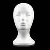 Female Head Model Foam Mannequin Head Hats Glasses Wigs Display Stand for Home Salon