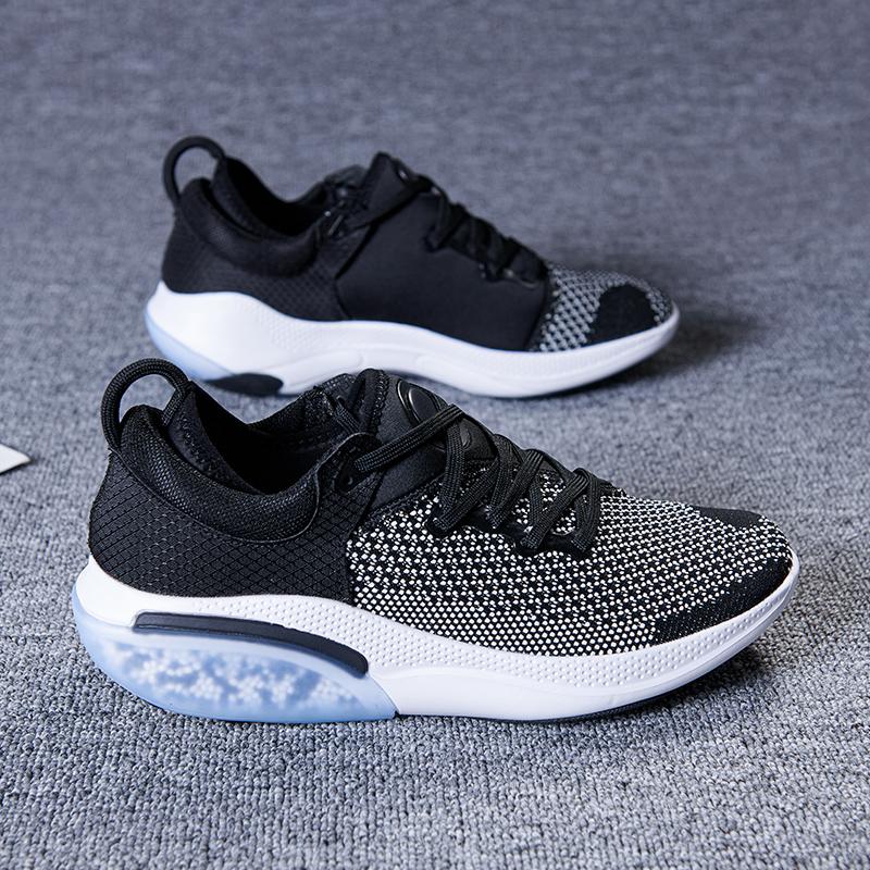 2024 New Men Sports Running Shoes Lace Up Light Women Comfort Sports Anti Slip Particle Filling Shock Damping Marathon Sneakers