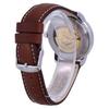 Zeppelin Atlantic Blue Dial Leather Automatic 8466-3 84663 Relógio de homem