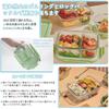 Glass Lunch 960ml 3 Airtight Storage Container Microwave and Oven Safe Perfect for Prepared Green Lid JXN-Yun Heat-Resistant Box, Capacity,