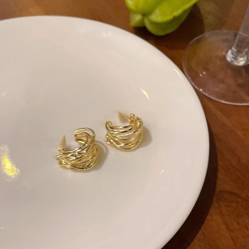 S925 Sterling Silver Hoop Earrings: Exaggerated, Luxurious & Versatile for Women