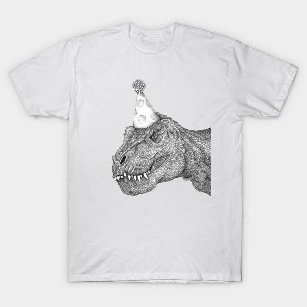 Men Black Print T-shirt Party Dinosaur No-Cut Transfer Paper Print Cotton Tshirt 4XL белый