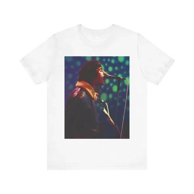Band Charakter Print T-Shirt Ein Neuartiges und Retro Kurzarm-Outfit Ein Geschenk für Y2k Fans Mode Streetwear Herbst Shirt