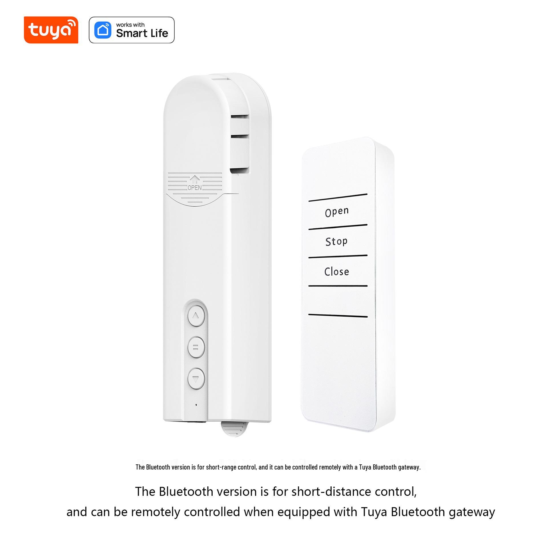 

Умный электропривод для штор ZigBee с пультом и управлением через приложение