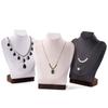 Walnut Wood Jewelry Holder Necklace Display Bust Multifunctional Mannequin Dresser Props for Displaying Necklaces