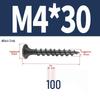 304 Stainless Steel Galvanized Hardened Coarse Thread Countersunk Flat Head Phillips Wood Screws
