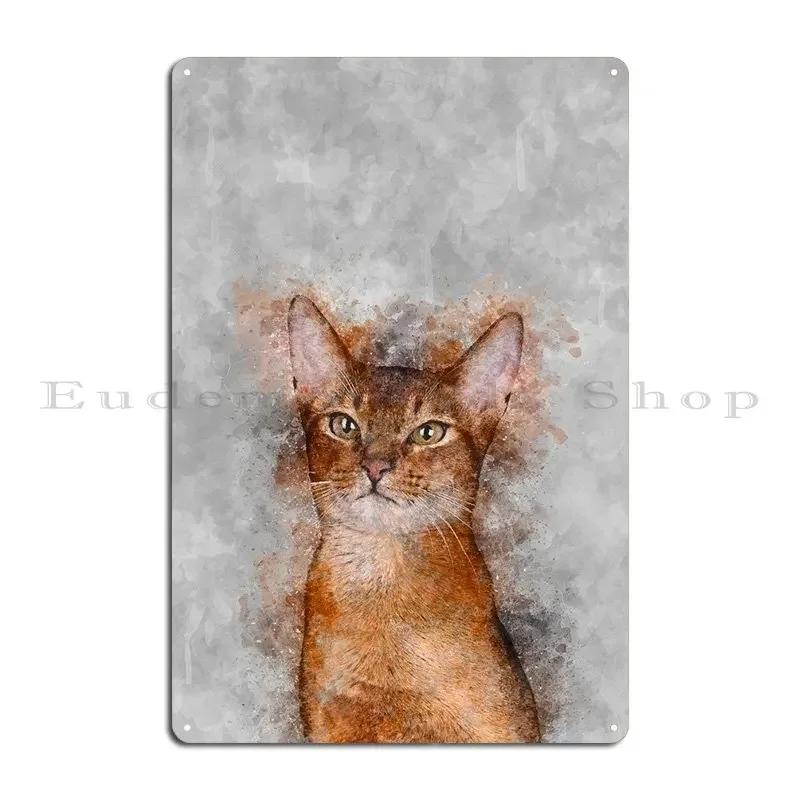 Abyssinian Metal Sign Design Decoration Bar Customize Retro Tin Sign Poster