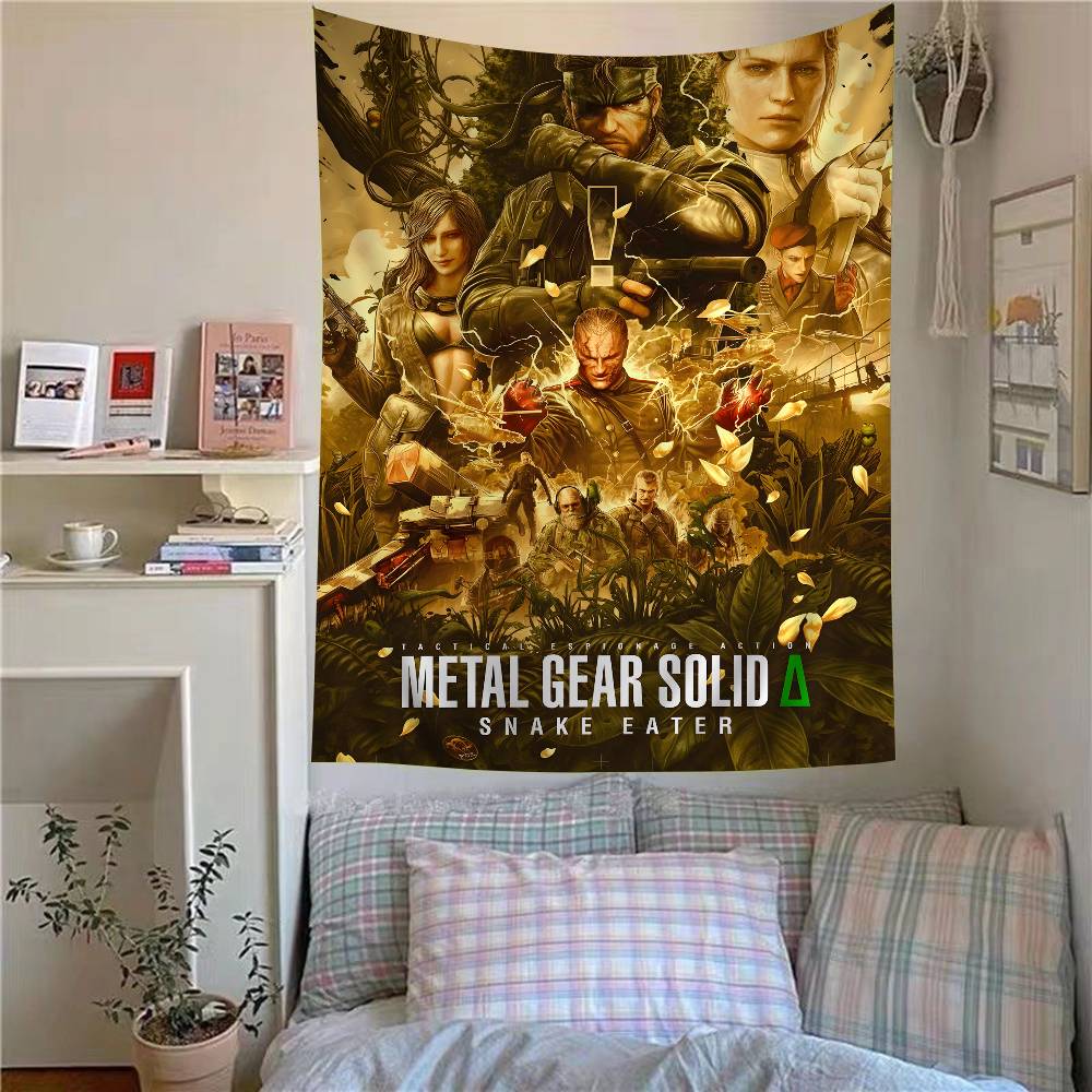 Metal Gear Solid MGS Hanging Bohemian Tapestry Bohemian Wall Tapestries Mandala Cheap Hippie Wall Hanging