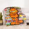 1pc Garfield Outdoor Blanket Lightweight Flannel, Soft & Warm, All-Season Use for Sofa, Outdoor, Camping, Living Room, Office075