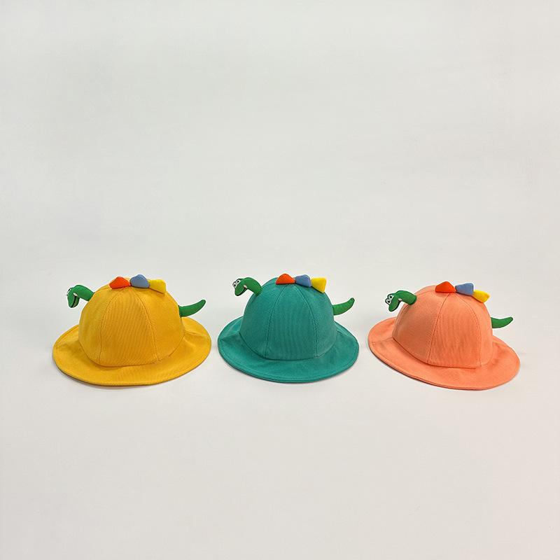 5 Colors Spring Autumn Kids Cartoon Bucket Hat Sun Protection Baby Hats Boys Girls Headwear Caps Children Outdoor Sunshade 1-4Y