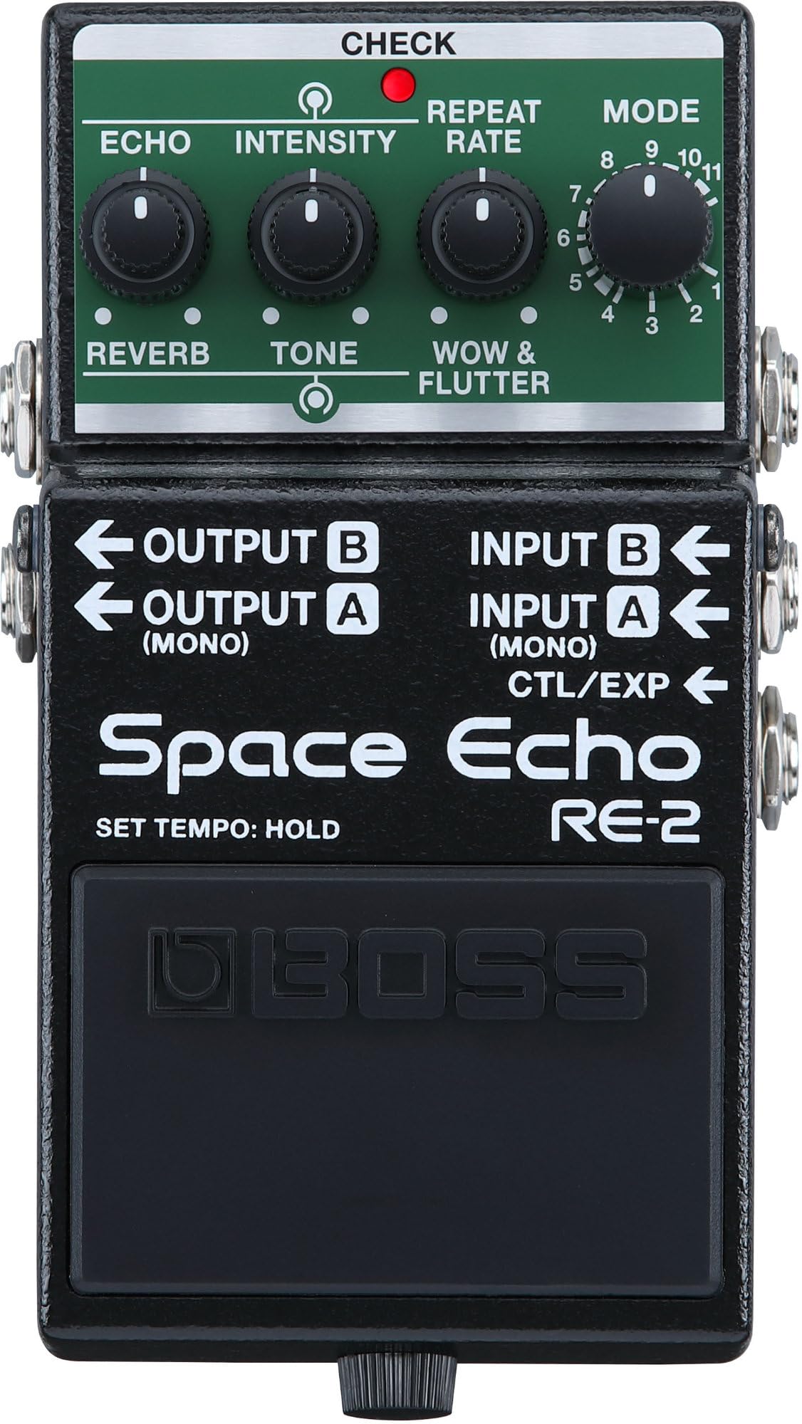 BOSS Space Echo Эхо Задержка Реверберация Гитарная Педаль Эффектов RE-2 чёрный