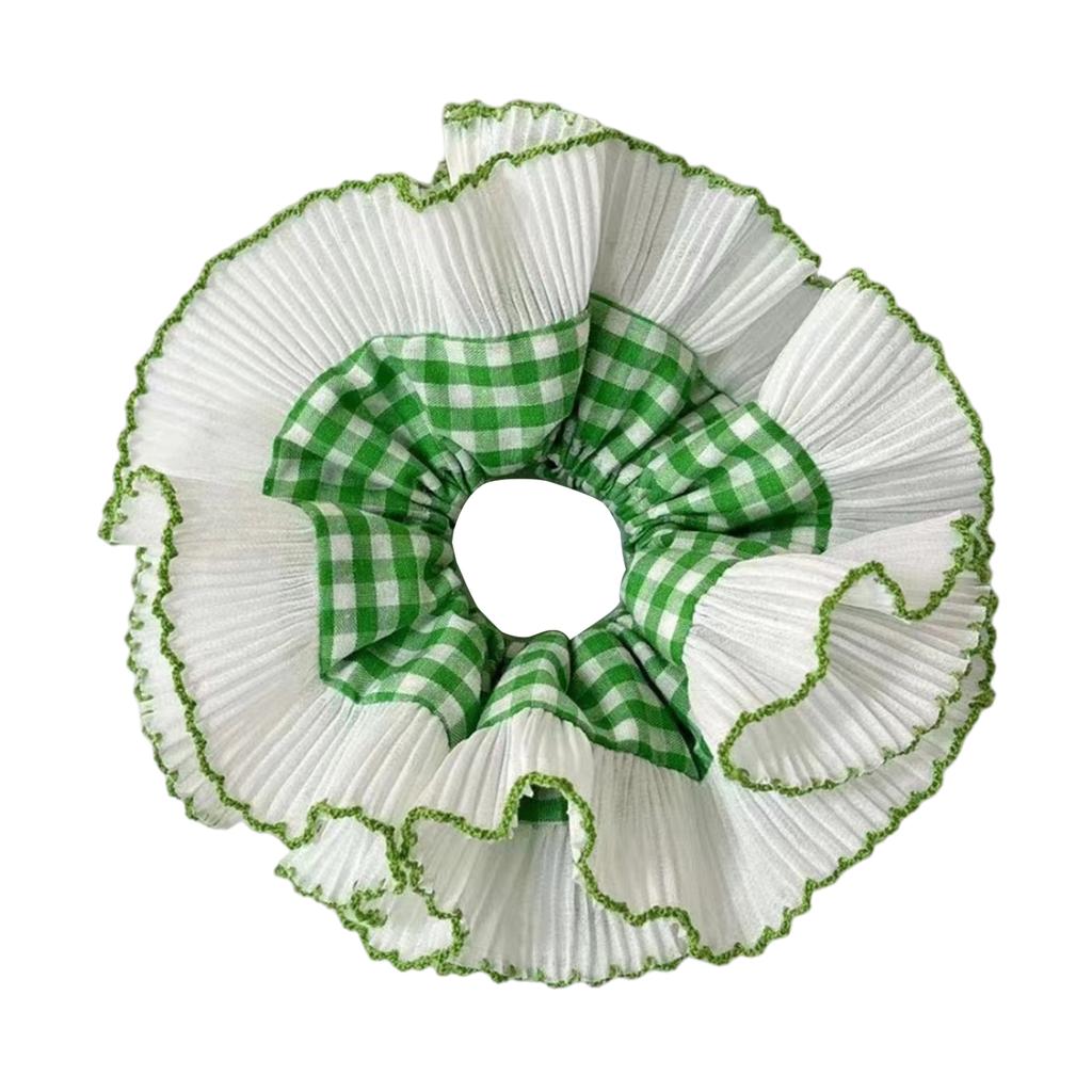 Vintage Lace Hair Scrunchies Thick Updo Oversized Hair Scrunchy Elegant Donuts Hair Rope Scrunchy Women Ponytail Holder