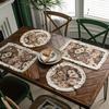Table Flag Jacquard Sunflower American Fringed Party Decoration American Decoration Porch Cover