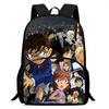 Zaini per Bambini Anime Detective Conan Borsa a Spalla Astuccio Alunno Grande Capacità Zaini Scolastici per Ragazzi Ragazze Miglior Regalo