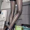 Ladies' Shiny Tight Stockings Horse Oil Smooth Lingerie Exquisite Sexy See Through Stockings Women Elastic Plus Size Stockings
