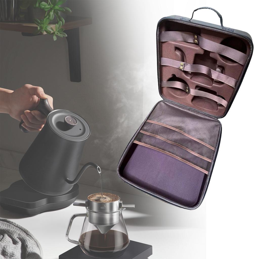 Portable Coffee Machine Storage Bag EVA Tea Set and Coffee Pack Storage Bag for Convenient Kitchen Organization