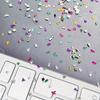 1000Pcs/Set Nail Art Rhinestone Acrylic Assorted Mini Star Love Heart Waterdrop Flower Geometric Shape Charm DIY Nail Decoration Accessories