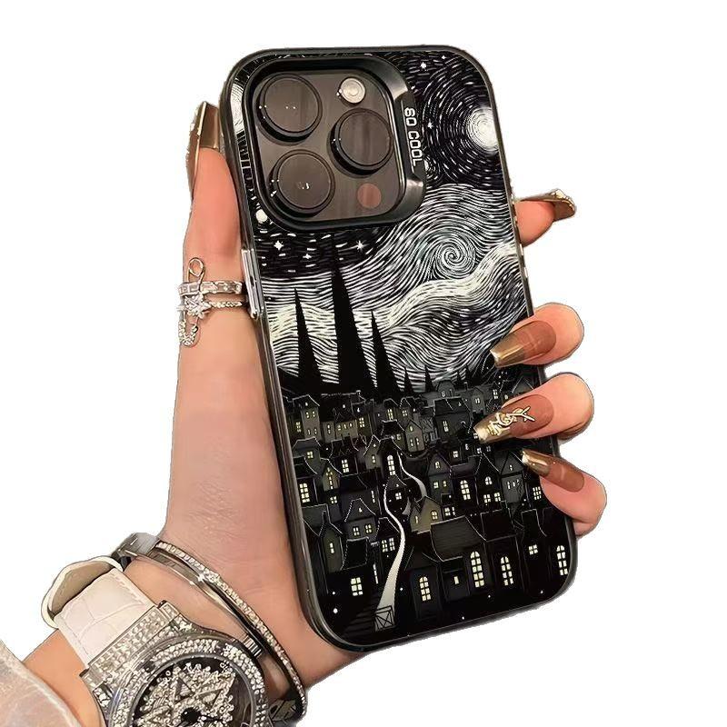 Van Gogh Starry Night Retro Phone Case Compatible With Apple Iphone Various Models