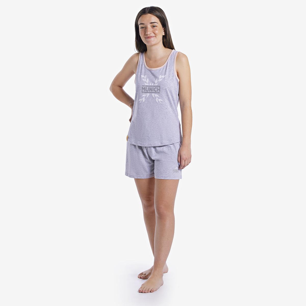 

Женская майка в стиле ретро и пижама с круглым вырезом CH0100