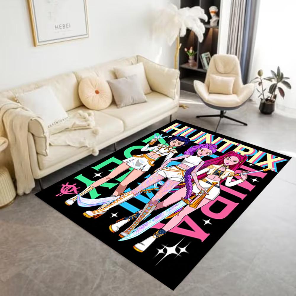 Huntress Power Unite Floor Rug Office Rug Design for Kitchen Hallway Entryway Balcony Antislip Carpet Decorate Offices