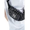 New MLB Monogram Collection Polyester Combo Bag One Shoulder Crossbody Fanny Pack Regular Unisex Black 3AHSM012N-50BKS