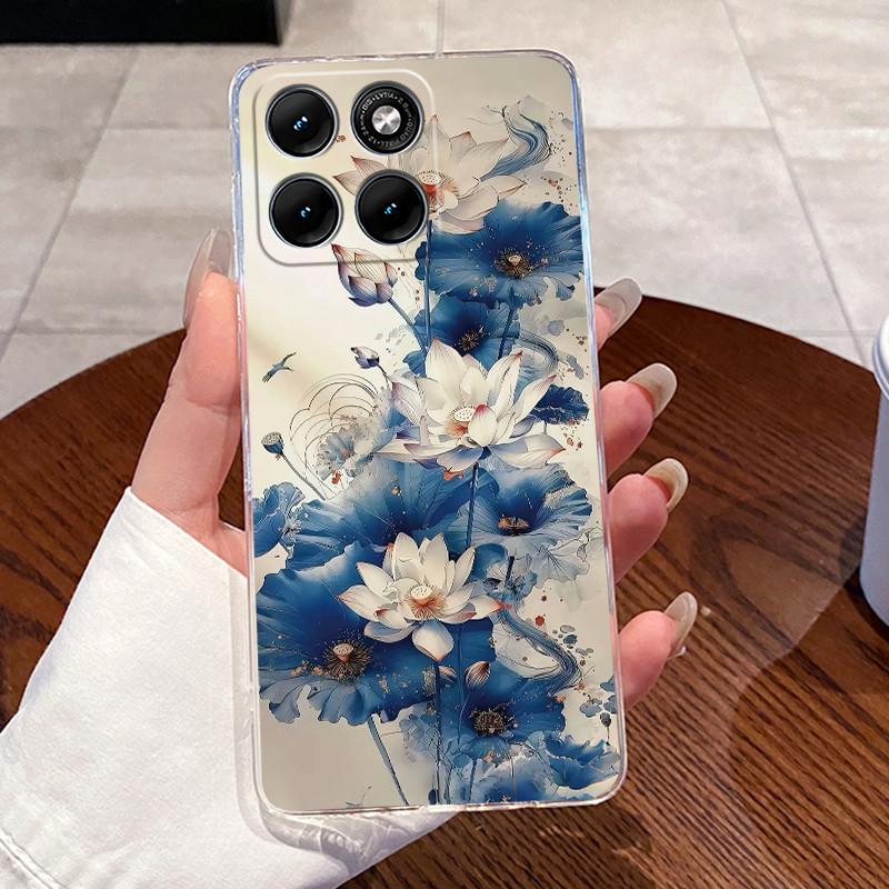 Casing For Motorola Edge 70 Fusion Luxury Dragon Cute Cool Boys Girls Soft Silicone Phone Case Back Cover Transparent TPU Shell